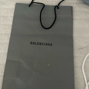 Balenciaga Gray Shopping Bag